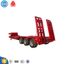 New Design Qingdao 60-120 Ton Low Bed 3 Axle Lowbed Semi Trailer Truck